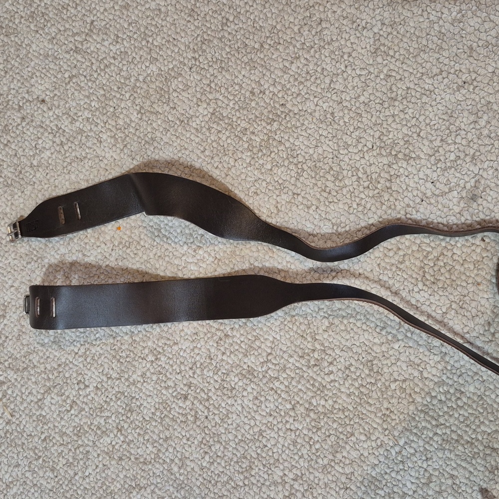 Brown Leather Jodhpur Garters